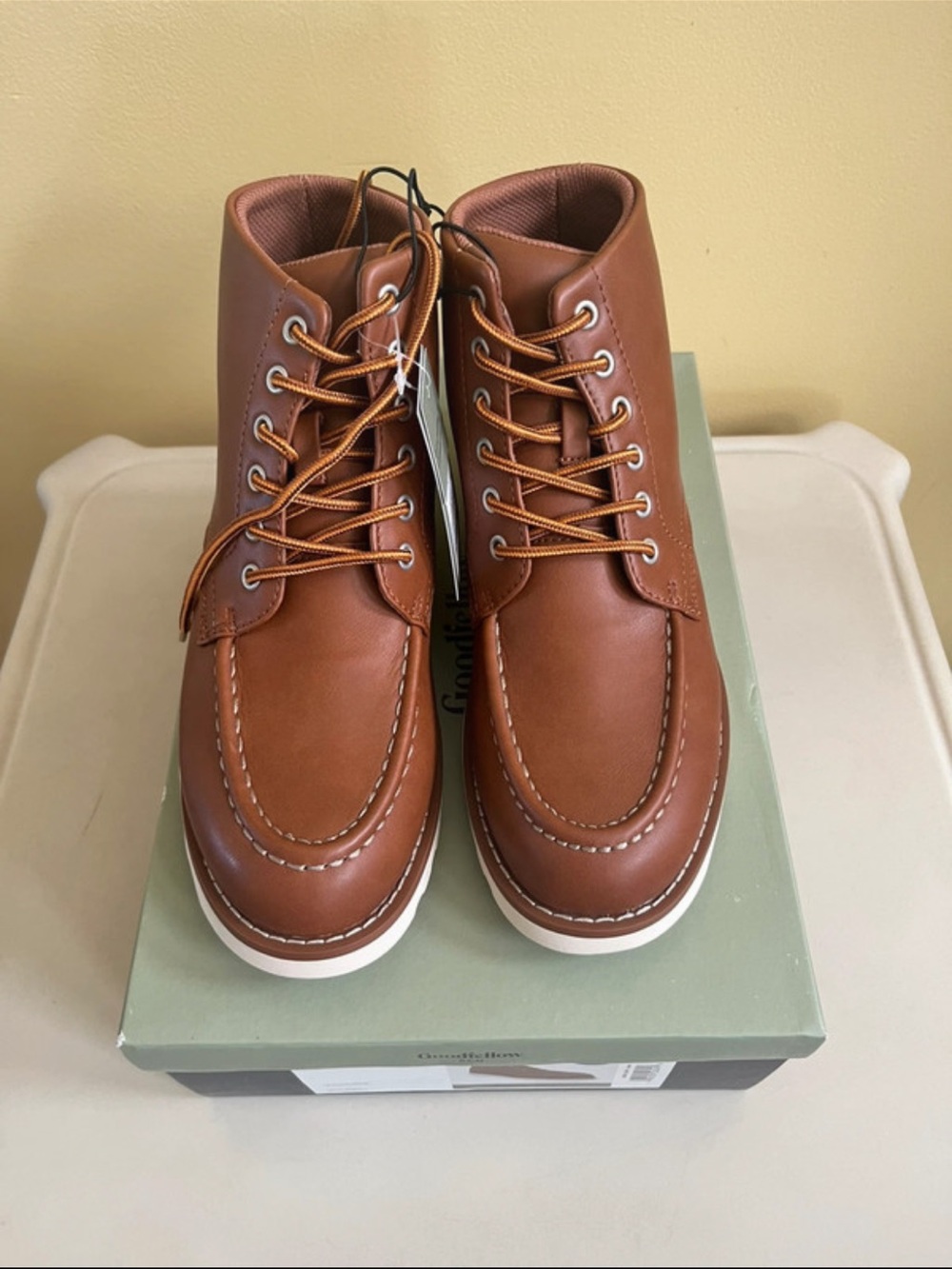 NIB Men's Goodfellow&Co Niles
Boots Cognac 7